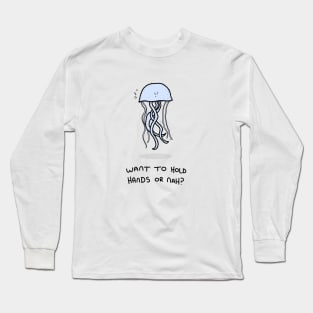 Grumpy Jellyfish Long Sleeve T-Shirt